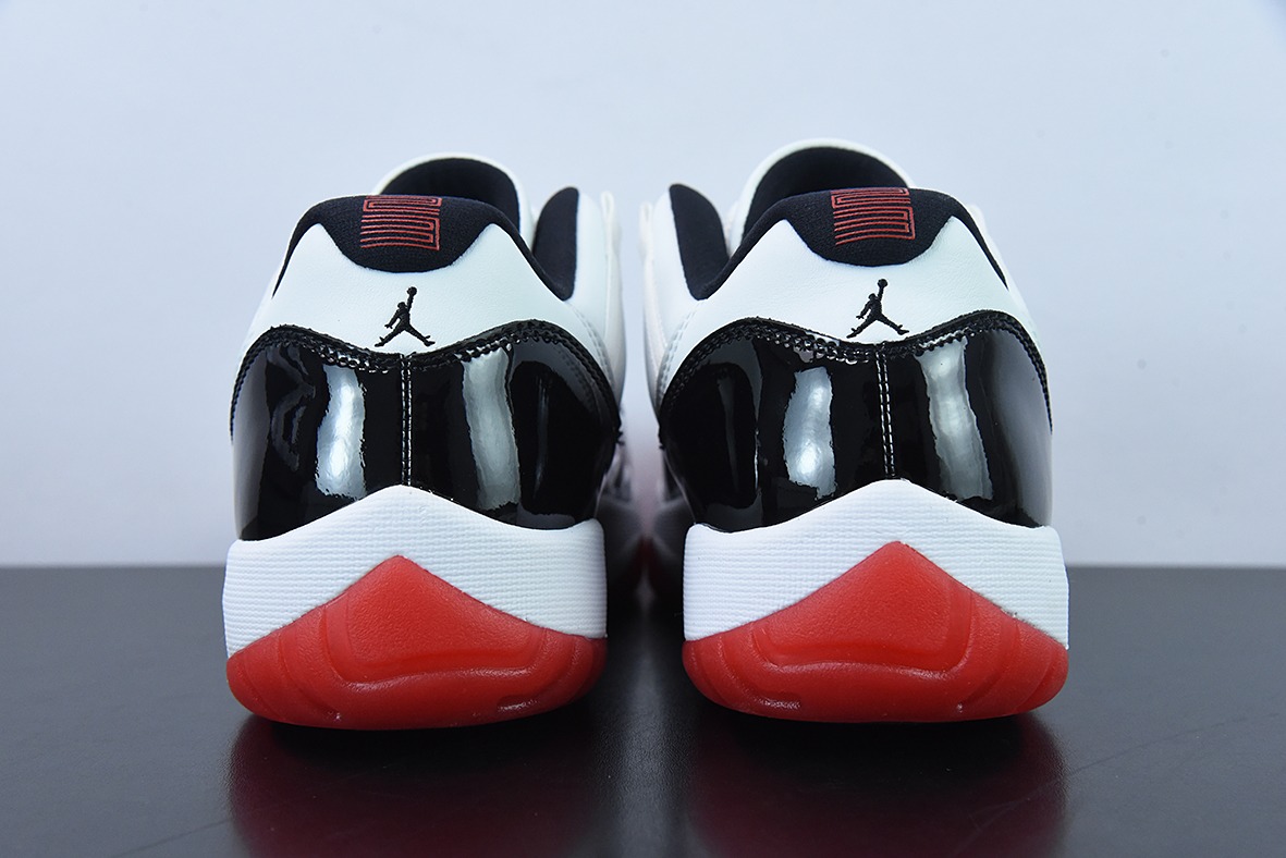 Air Jordan 11 " Concord Bred " AJ11乔11 低帮 康扣黑红货号： AV2187-160