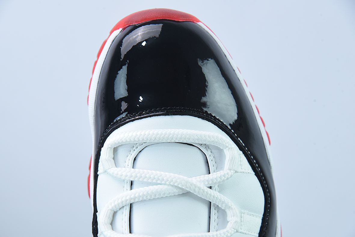 Air Jordan 11 " Concord Bred " AJ11乔11 低帮 康扣黑红货号： AV2187-160