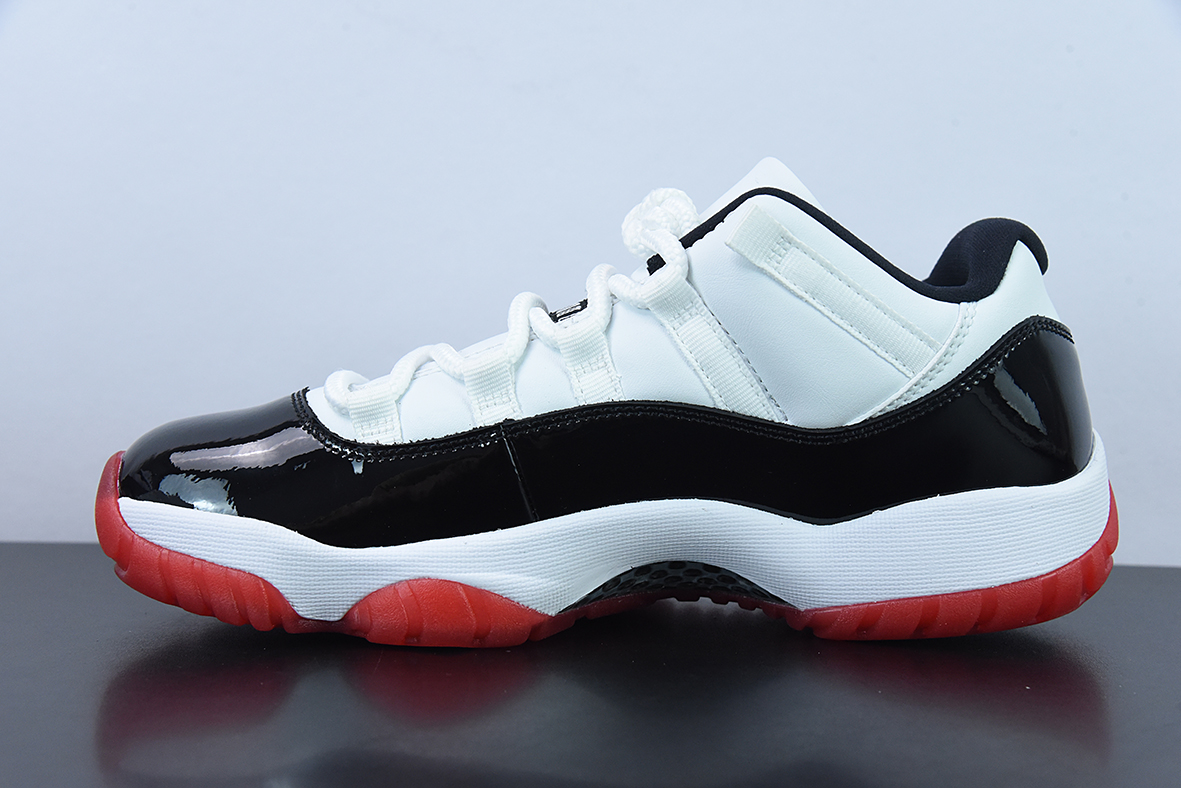 Air Jordan 11 " Concord Bred " AJ11乔11 低帮 康扣黑红货号： AV2187-160