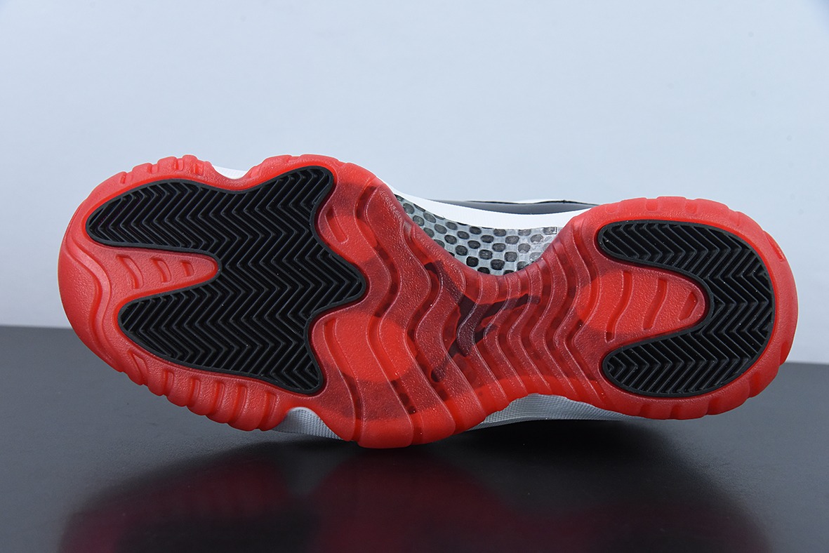 Air Jordan 11 " Concord Bred " AJ11乔11 低帮 康扣黑红货号： AV2187-160