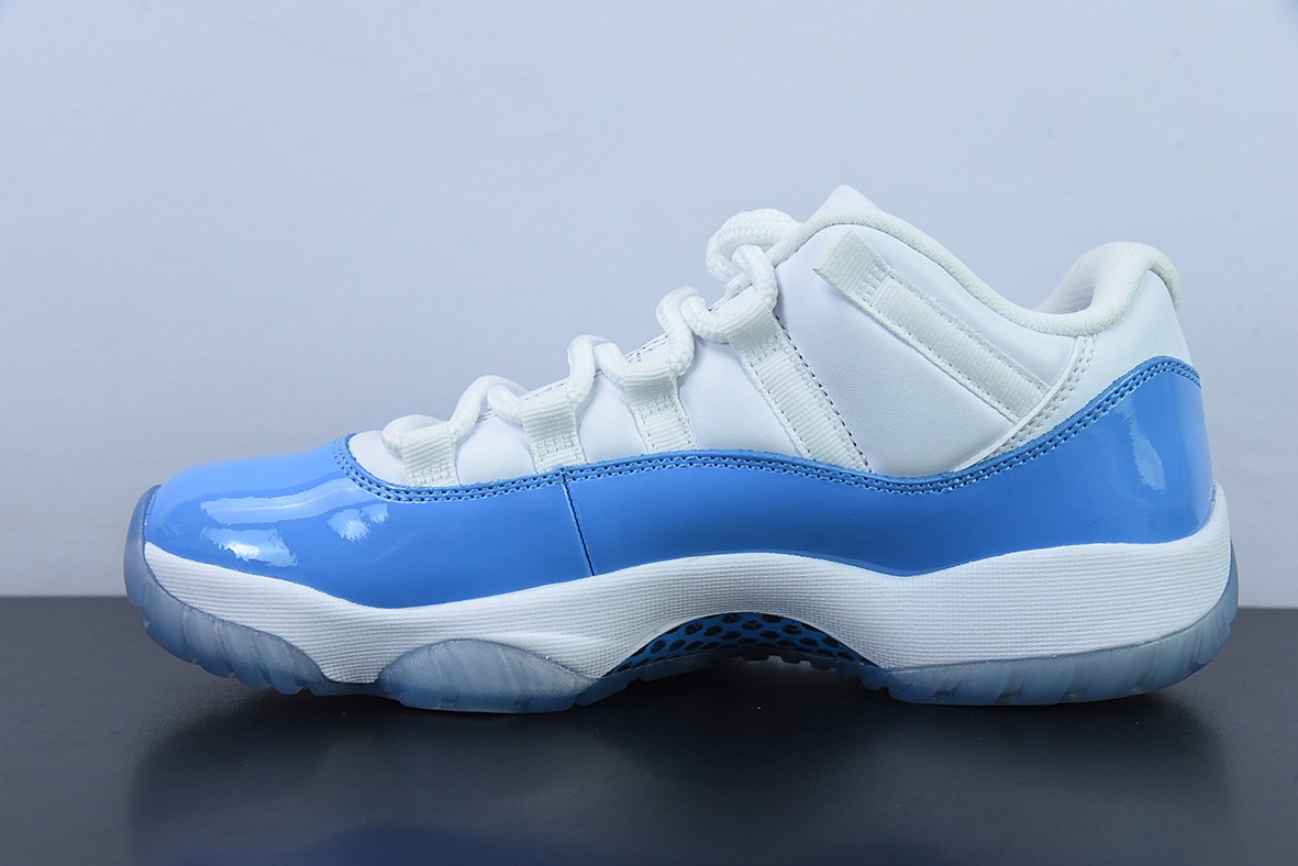 Air Jordan 11 Retro Low低帮男士运动鞋 白蓝 货号：528895 106