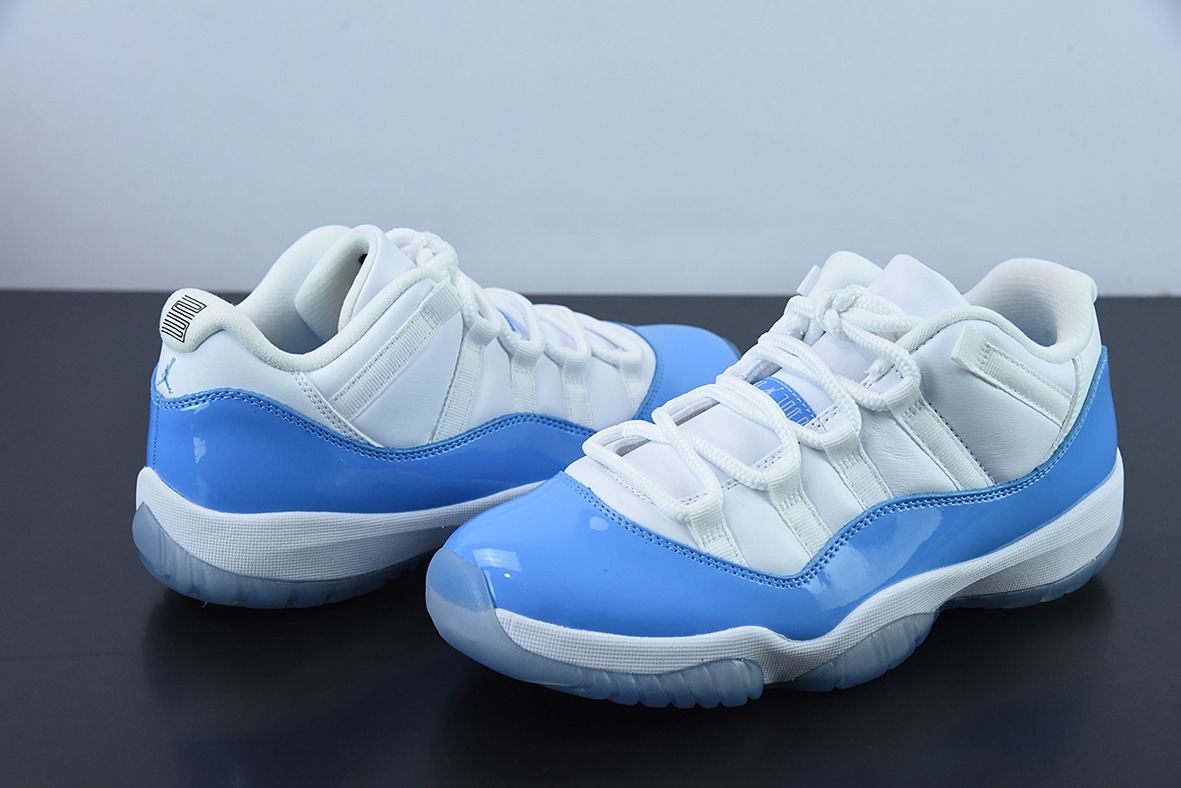 Air Jordan 11 Retro Low低帮男士运动鞋 白蓝 货号：528895 106