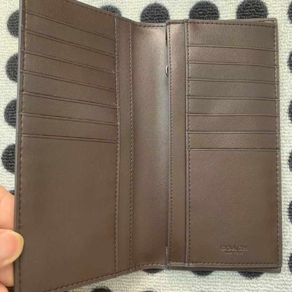Coach COACH 男士西裝錢包 外貿質量 F75013 F74599 F75365
