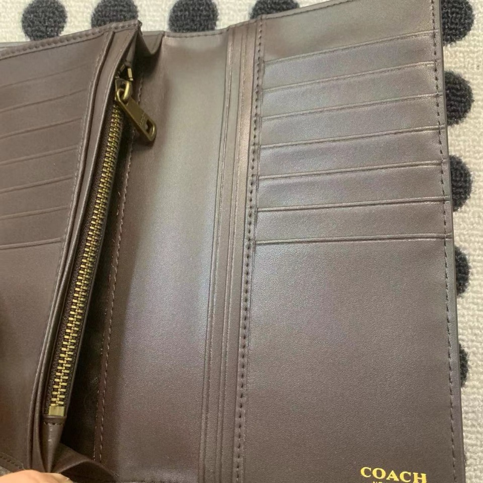 Coach COACH 男士西裝錢包 外貿質量 F75013 F74599 F75365