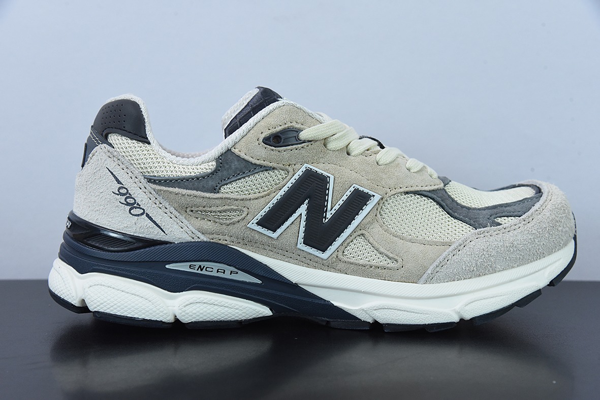 新百伦/new balance 新百伦NB990跑鞋 卡其深蓝货号：M990AD3