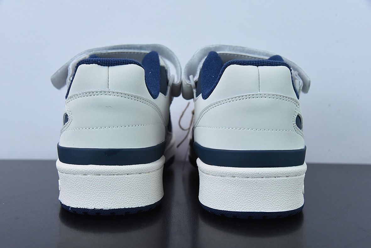 阿迪达斯Adidas三叶草 Originals Forum 84 Low 罗马系列魔术贴低帮复古系带百搭休闲运动板鞋GY6553