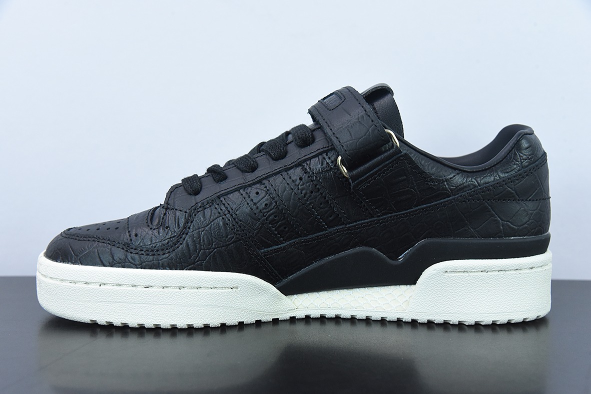阿迪达斯Adidas三叶草 Originals Forum 84 Low 罗马系列魔术贴低帮复古系带百搭休闲运动板鞋HP5550