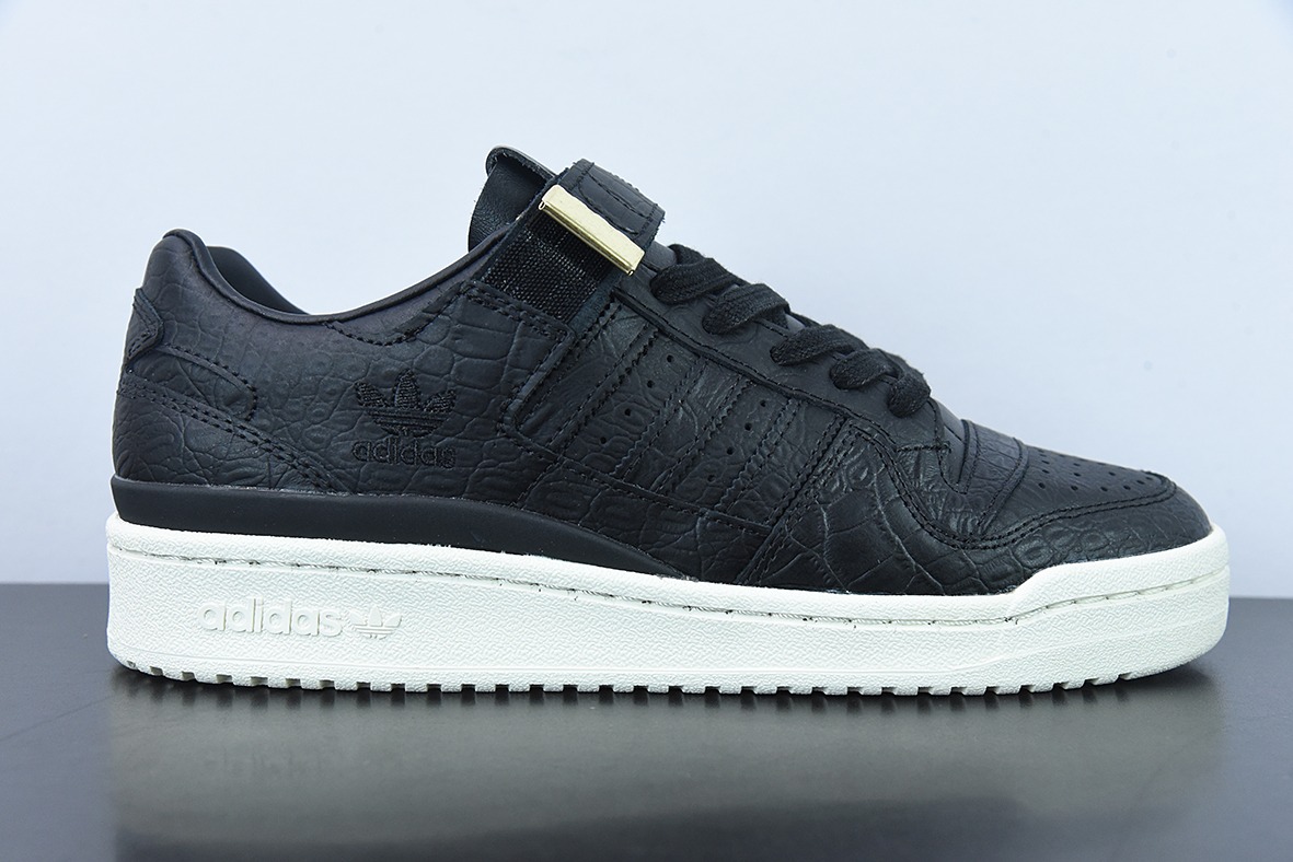 阿迪达斯Adidas三叶草 Originals Forum 84 Low 罗马系列魔术贴低帮复古系带百搭休闲运动板鞋HP5550