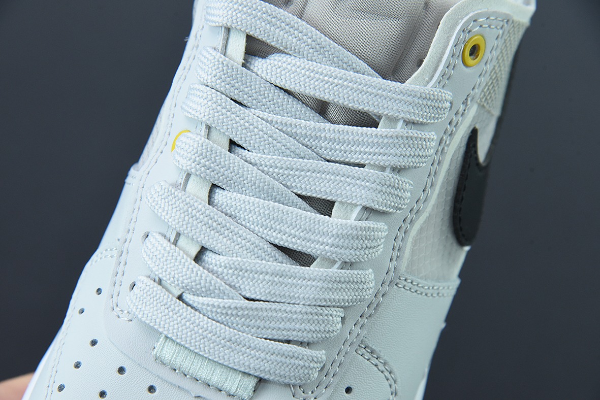 Nike Air Force 1 Low 灰绿双勾解构 空军一号低帮运动休闲百搭板鞋 货号：DM0573-001