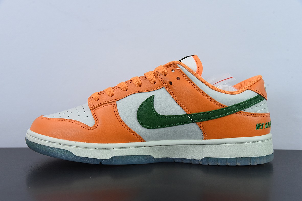 NIKE SB Dunk low FAMU橙绿大蛇联名男女同款运动鞋 官方货号: DR6188 800