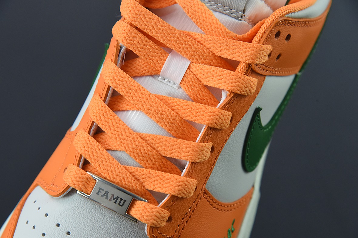 NIKE SB Dunk low FAMU橙绿大蛇联名男女同款运动鞋 官方货号: DR6188 800