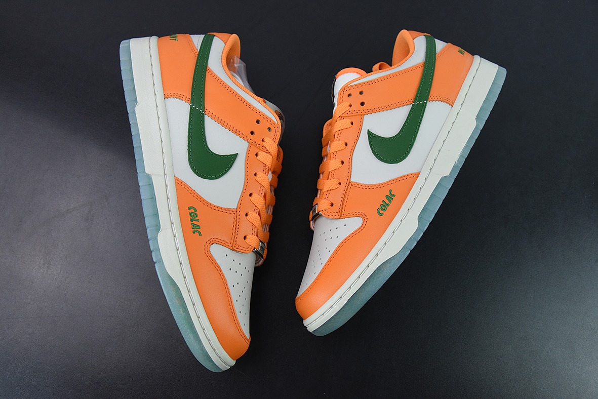 NIKE SB Dunk low FAMU橙绿大蛇联名男女同款运动鞋 官方货号: DR6188 800