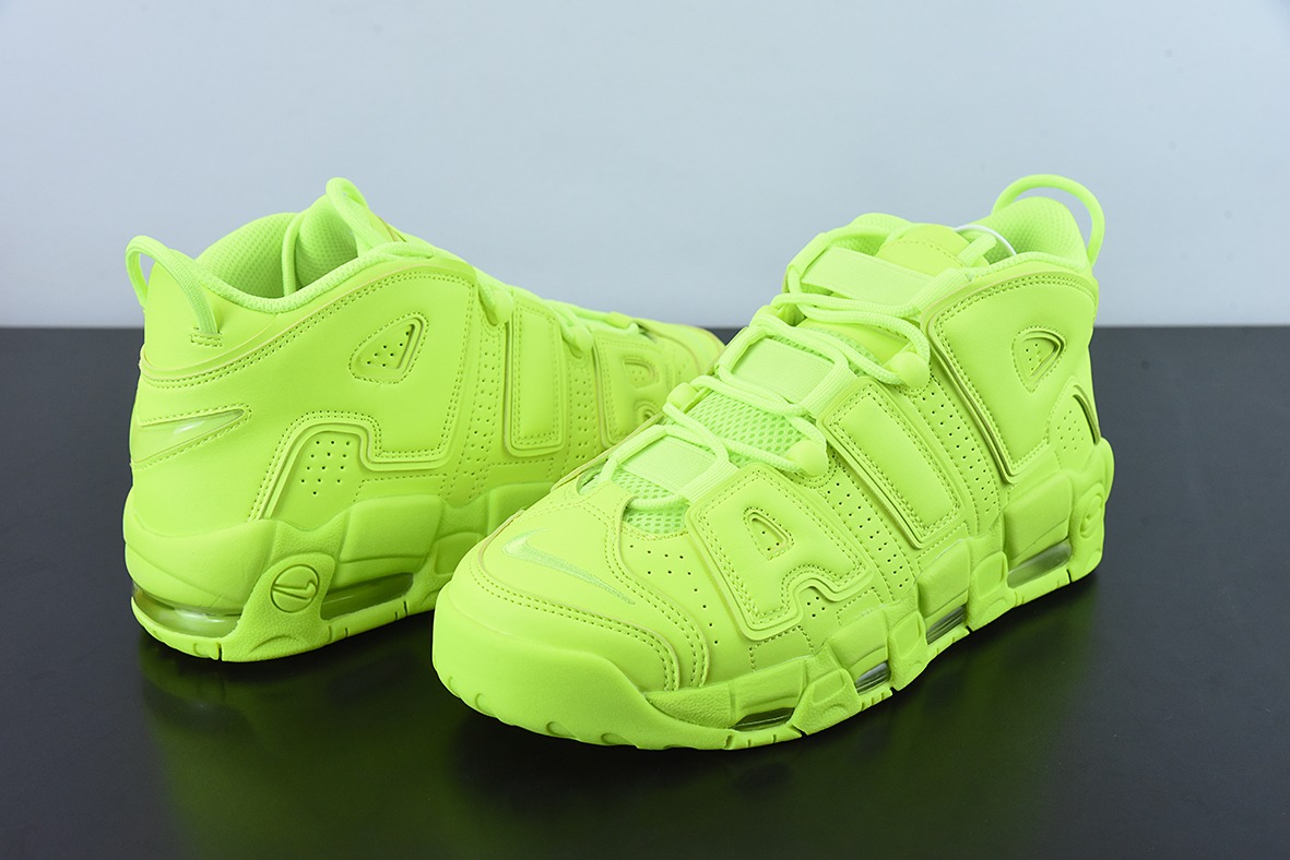 Nk Air More Uptempo 96 QS 荧光绿 皮蓬初代系列经典高街百搭休闲运动文化篮球鞋 货号;DX1790-700