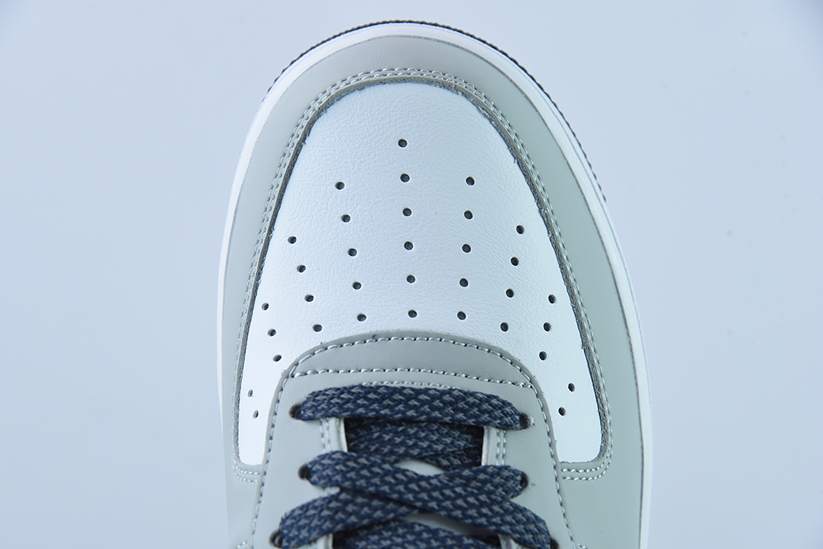 Nike Air Force 1 Low ’07 灰蓝满天星配色 空军一号低帮货号：KU5696-002