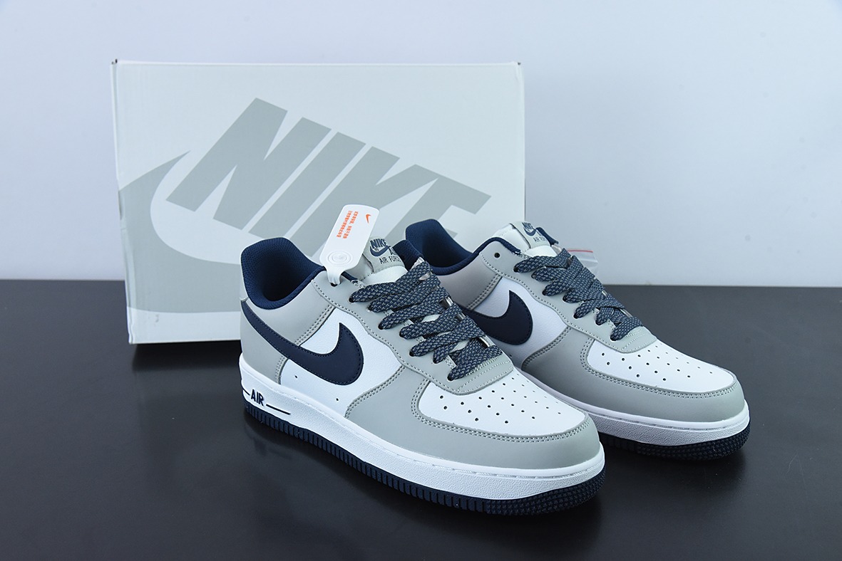 Nike Air Force 1 Low ’07 灰蓝满天星配色 空军一号低帮货号：KU5696-002