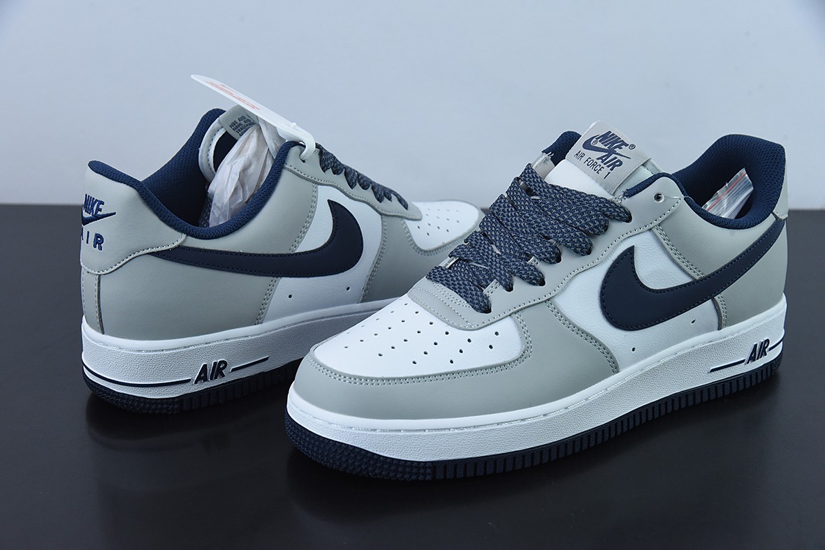 Nike Air Force 1 Low ’07 灰蓝满天星配色 空军一号低帮货号：KU5696-002