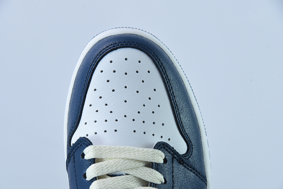 Air Jordan 1 Low AJ1 乔1白蓝 低帮休闲板鞋 货号：CZ0790-065