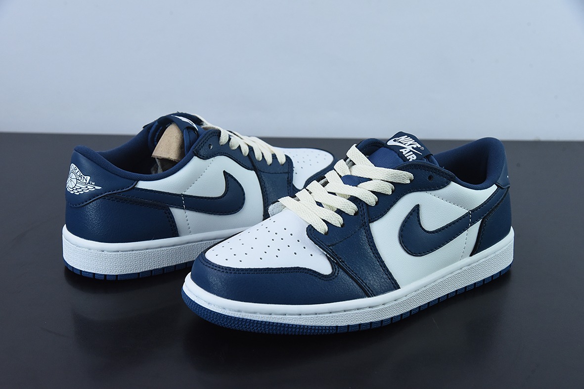 Air Jordan 1 Low AJ1 乔1白蓝 低帮休闲板鞋 货号：CZ0790-065