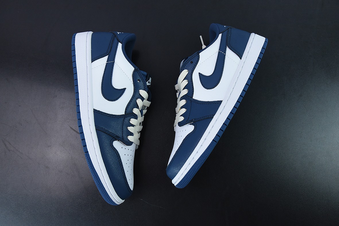 Air Jordan 1 Low AJ1 乔1白蓝 低帮休闲板鞋 货号：CZ0790-065