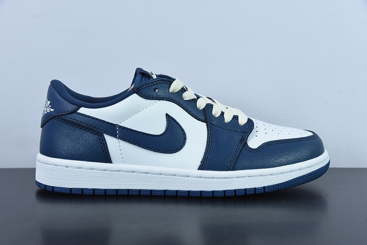 Air Jordan 1 Low AJ1 乔1白蓝 低帮休闲板鞋 货号：CZ0790-065