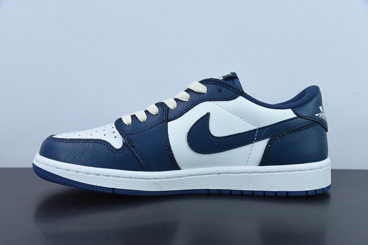 Air Jordan 1 Low AJ1 乔1白蓝 低帮休闲板鞋 货号：CZ0790-065