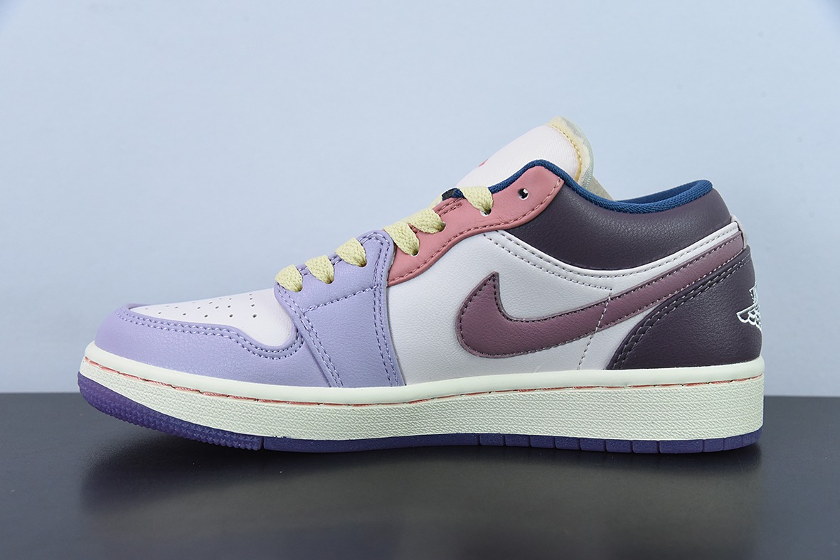 Air Jordan 1 Low"Easter"乔1 乔丹1代低帮粉紫女士休闲板鞋 彩蛋  复活节 货号：DZ2768-651