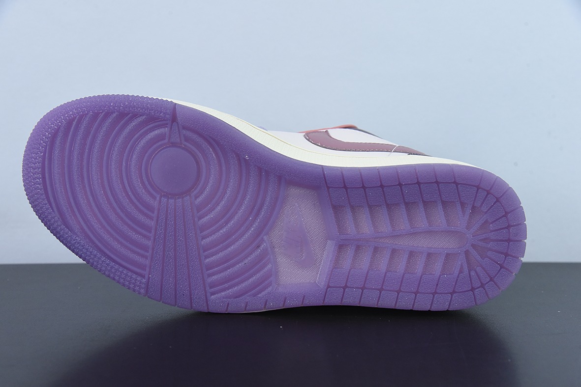 Air Jordan 1 Low"Easter"乔1 乔丹1代低帮粉紫女士休闲板鞋 彩蛋  复活节 货号：DZ2768-651
