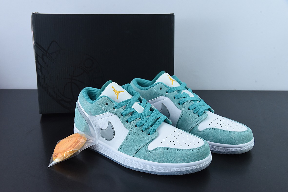 Air Jordan 1 Low"New Emerald"AJ1乔丹一代低帮经典复古文化休闲运动篮球鞋货号DN3705-301