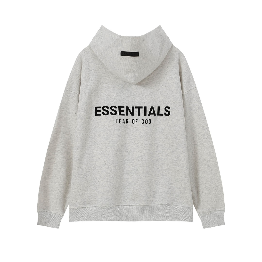 170 FEAR OF GOD fog 2022秋冬 新款 复线ESSENTIALS 背后字母植绒连帽