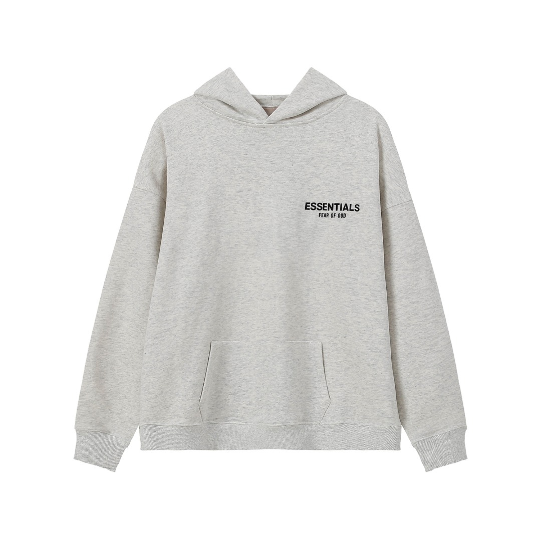 170 FEAR OF GOD fog 2022秋冬 新款 复线ESSENTIALS 背后字母植绒连帽