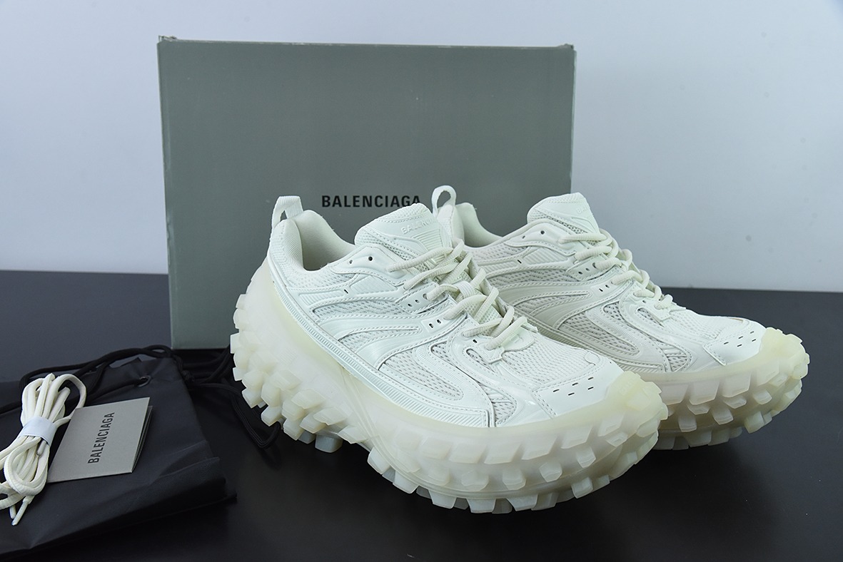 Balenciaga/巴黎世家 轮胎老爹鞋/白色 全白 夜光版