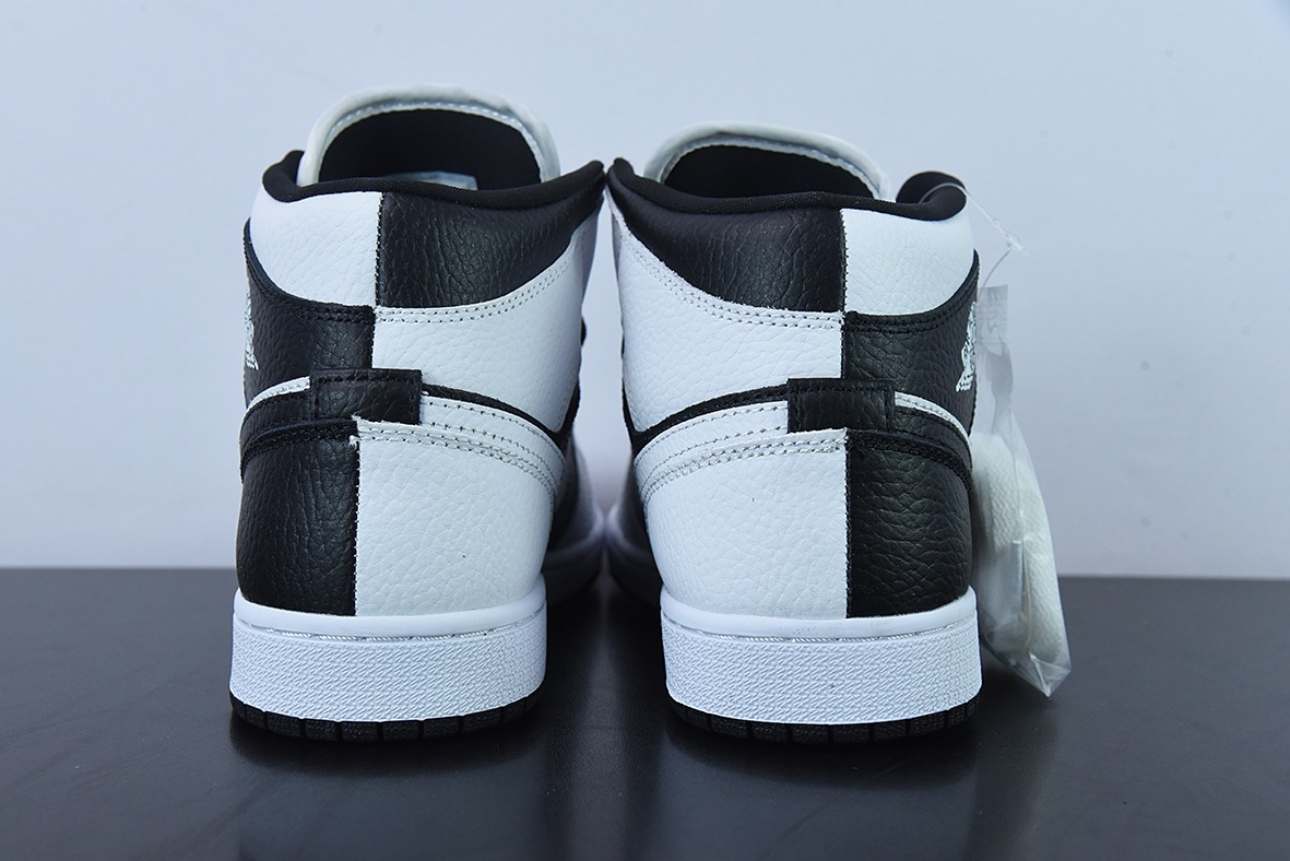 Air Jordan 1 Mid  “黑白阴阳”中邦系列篮球鞋 货号：DR0501 101