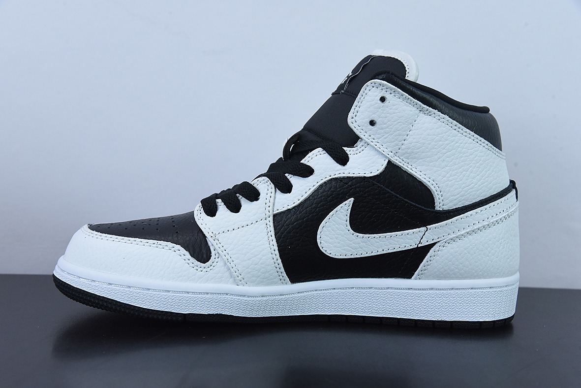 Air Jordan 1 Mid  “黑白阴阳”中邦系列篮球鞋 货号：DR0501 101
