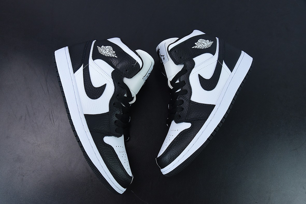 Air Jordan 1 Mid  “黑白阴阳”中邦系列篮球鞋 货号：DR0501 101