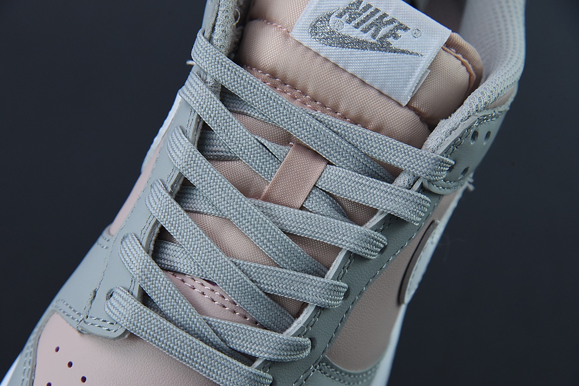 NK Dunk Low "Pink/Grey" 复古百搭低帮休闲板鞋 粉灰拼接货号:DM8329-600