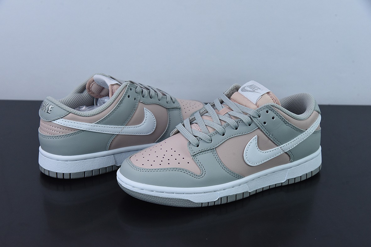 NK Dunk Low "Pink/Grey" 复古百搭低帮休闲板鞋 粉灰拼接货号:DM8329-600
