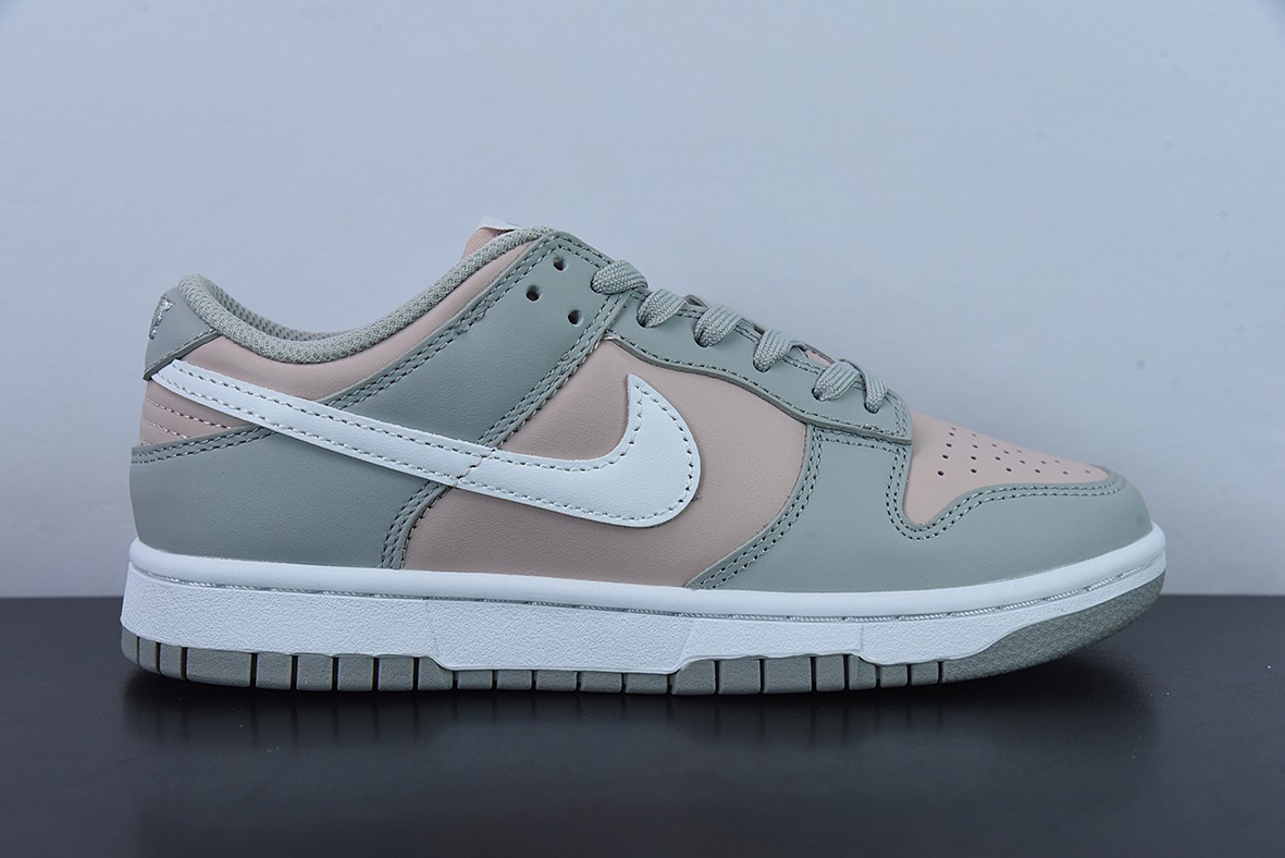 NK Dunk Low "Pink/Grey" 复古百搭低帮休闲板鞋 粉灰拼接货号:DM8329-600