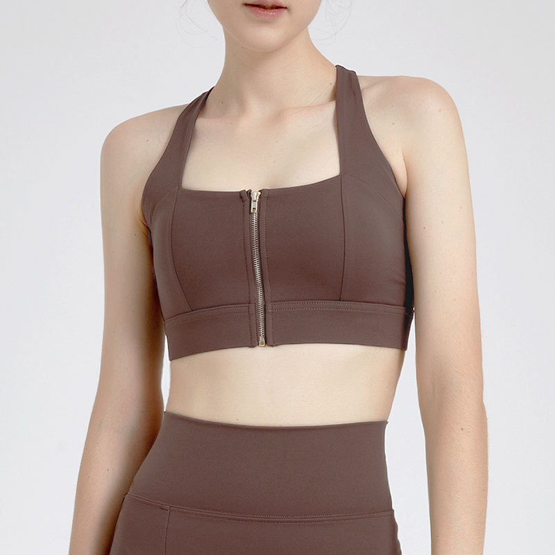 Lululemon sports bra training brown yoga