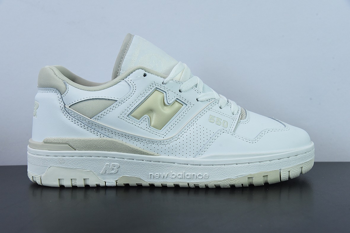 New Balance BB550纯原系列 新平衡皮面中性休闲跑鞋 官方货号: BBW550WS