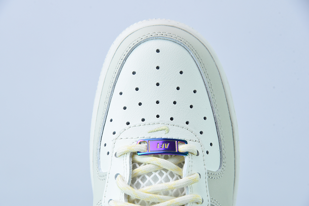 Nike Air Force 1 Low 奶白蓝红拼接 空军一号低帮运动休闲百搭板鞋 货号:DX6042-111