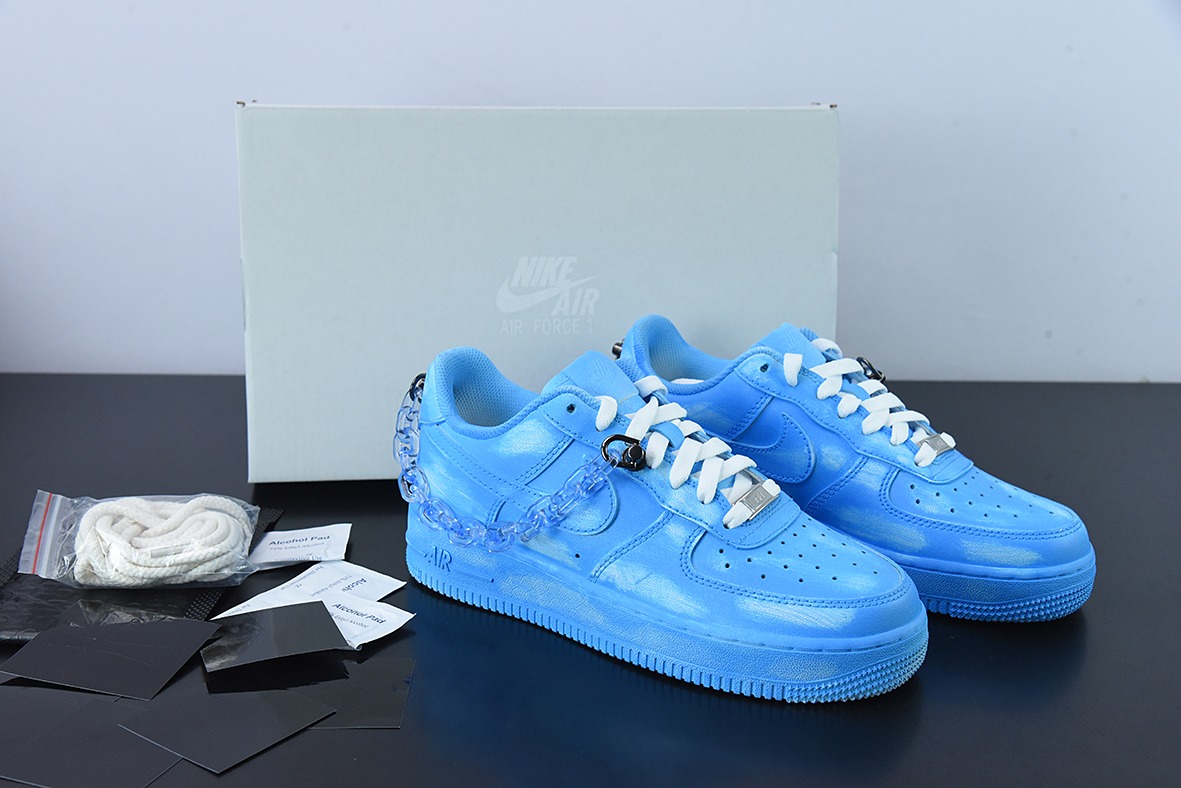 Nike Air Force 1 Low 浸染 酒精刮刮乐 ”粉“低帮休闲板鞋 货号：DD8959-100
