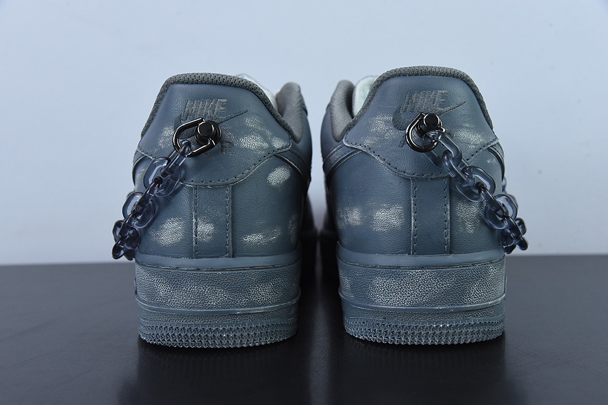 Nike Air Force 1 Low 浸染 酒精刮刮乐 ”灰黑“男女同款休闲板鞋 货号：CW2288-111