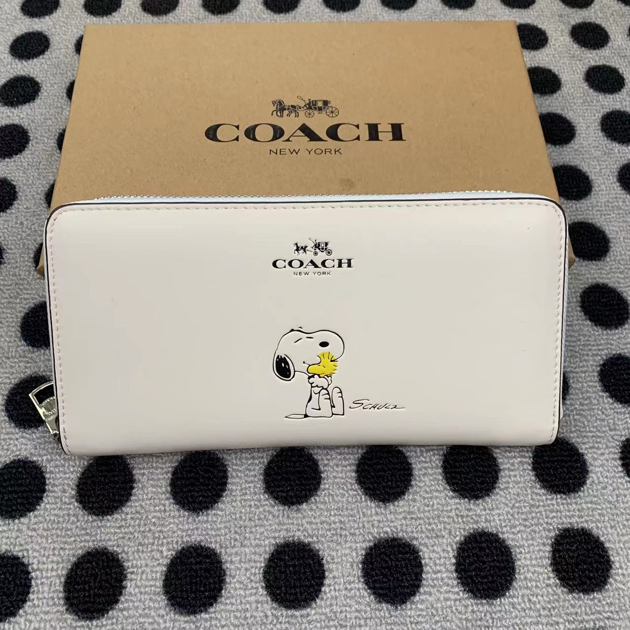 Coach ～COACH 女士钱包 长款拉链 真皮钱包 F53773