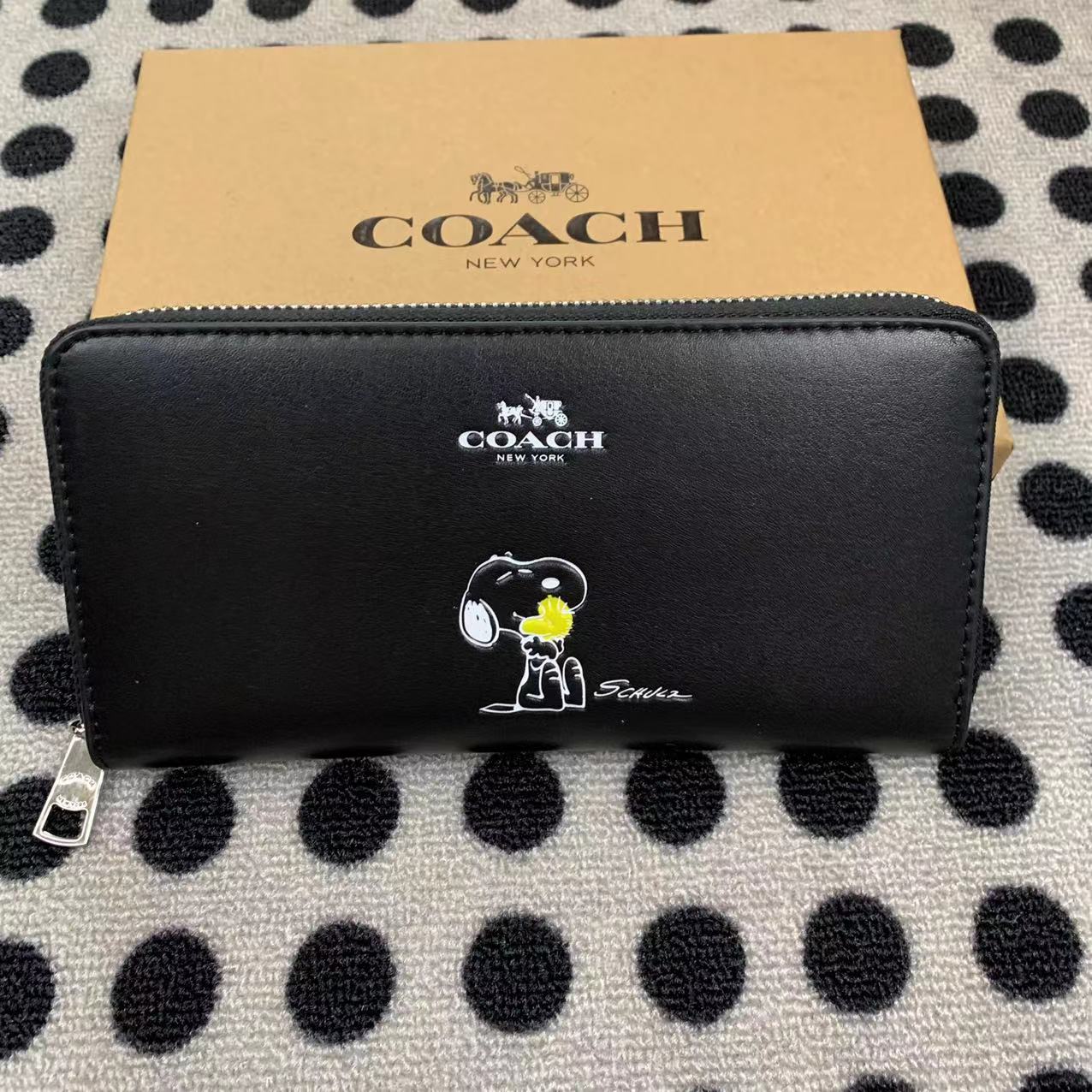 Coach ～COACH 女士钱包 长款拉链 真皮钱包 F53773