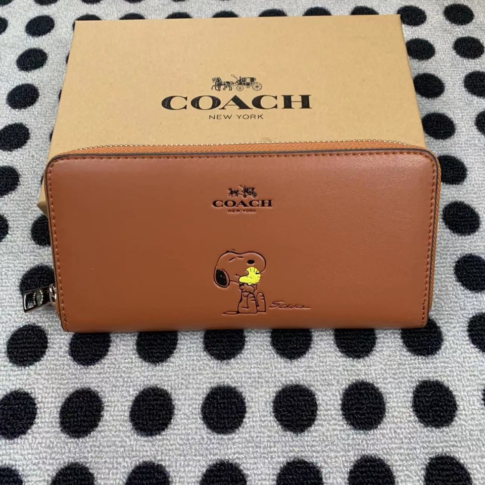 Coach ～COACH 女士钱包 长款拉链 真皮钱包 F53773