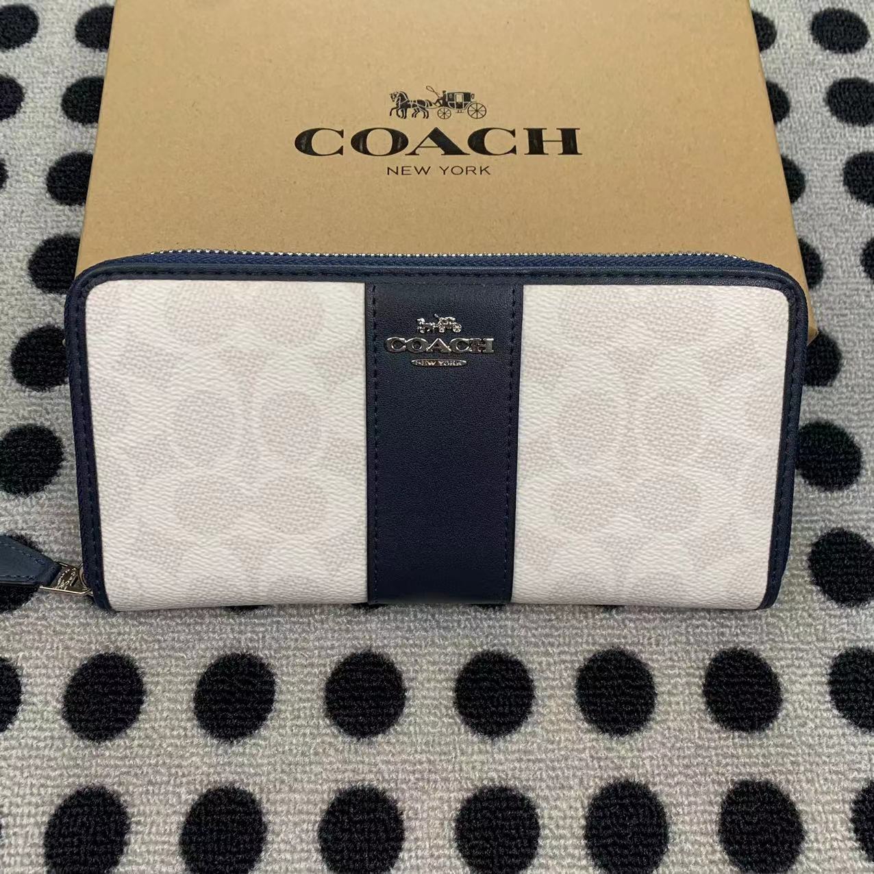 Coach ～COACH 女士钱包 长款拉链钱包 F54630 外贸质量