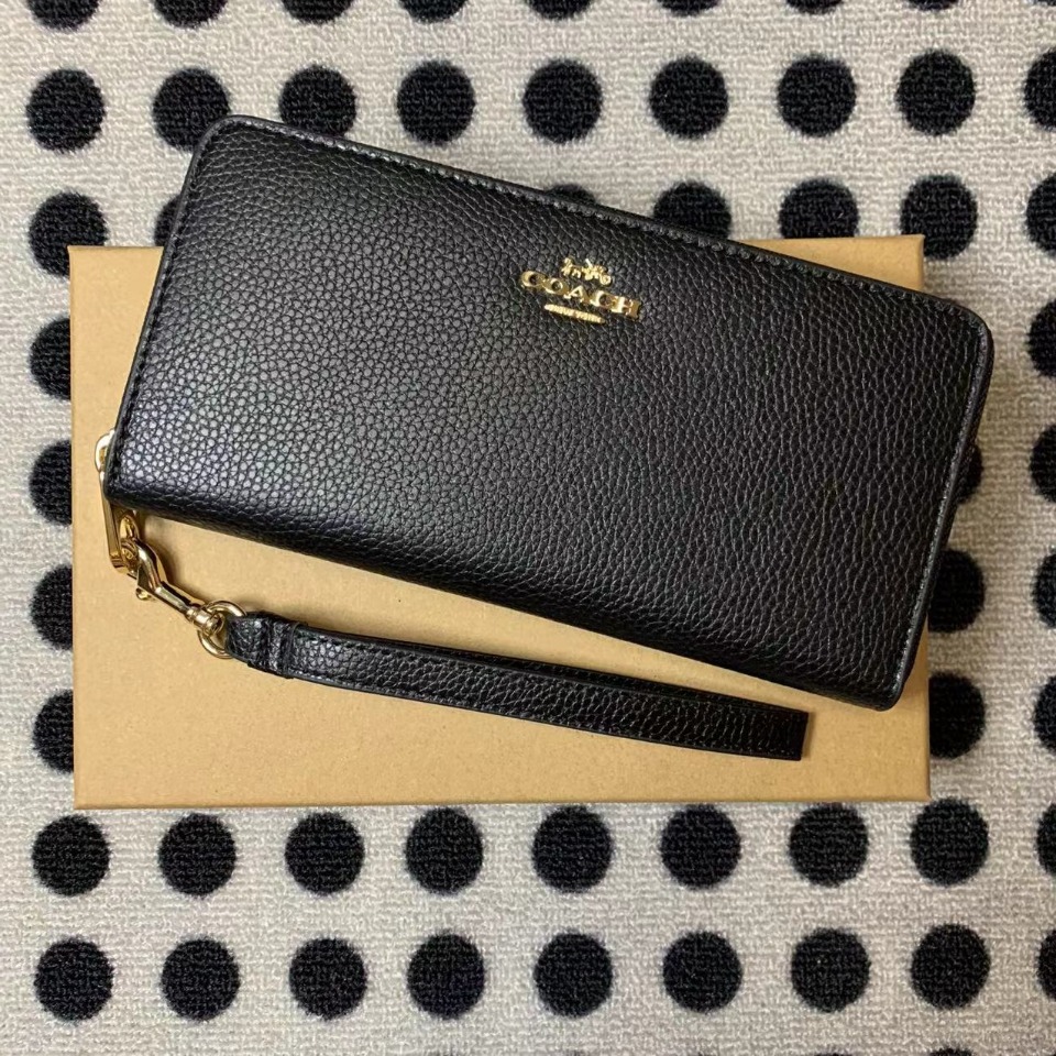 Coach ～COACH 女士钱包 手挽钱包 拉链 C4451