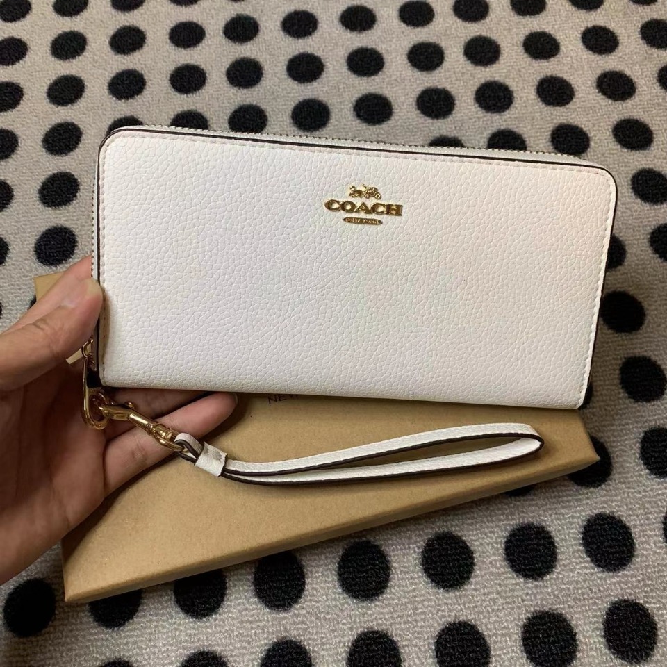 Coach ～COACH 女士钱包 手挽钱包 拉链 C4451