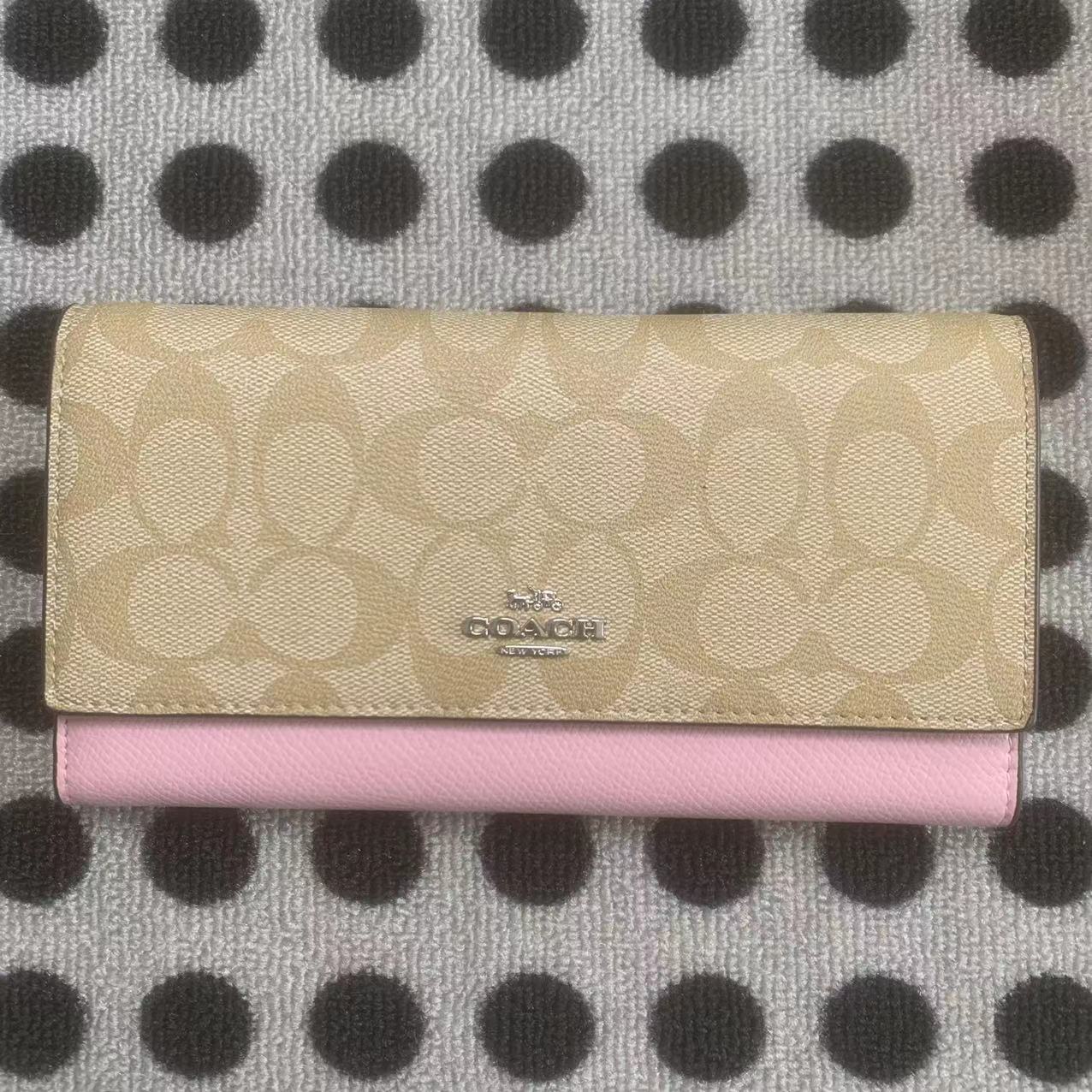 Coach ～COACH 女士錢包 大三折錢包 F53763 外貿質量
