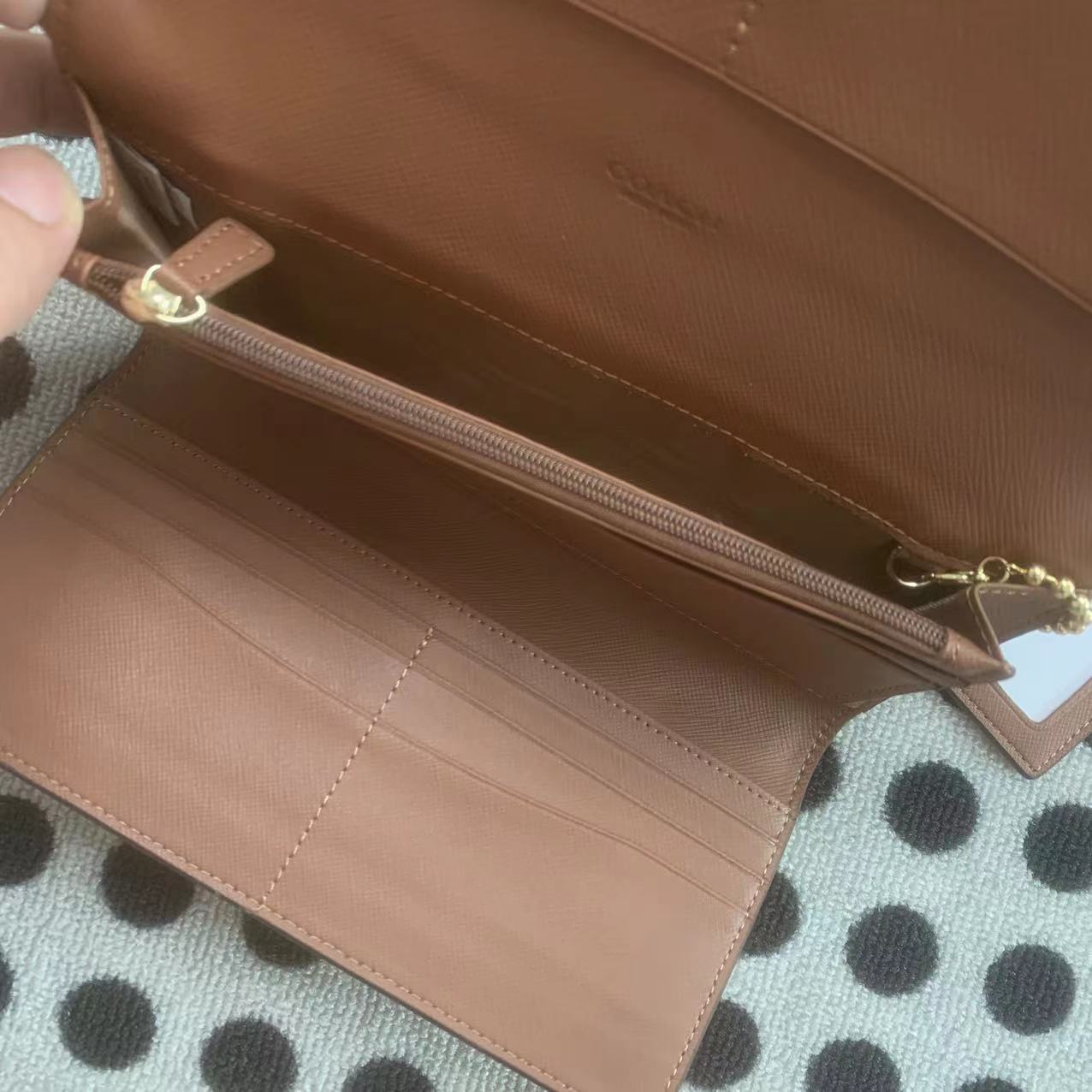Coach ～COACH 女士錢包 大三折錢包 F53763 外貿質量